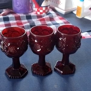 Three goblet from Avon